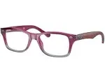 Ray-Ban Junior RY1531 Eyeglasses - Fuxia Gradient Iridescent Grey (3648)