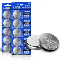 LiCB 10 Pack CR2450 Battery 3V Lithium CR 2450