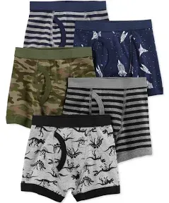 Carter's Boys Little & Big 5-Pack Cotton Boxer Briefs