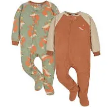 Gerber Onesie Bundle with Squirrel. 1 is NWT & 1 is pre-owned. Both Size 3-6M