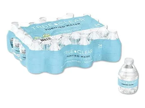 True Clear Purified Bottled Water Bottle