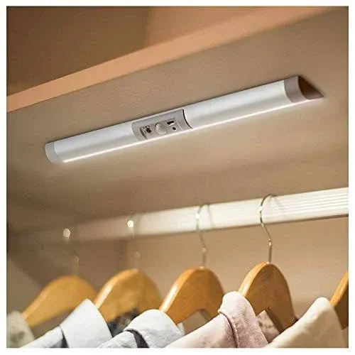 Motion Sensor Closet Lighting with Eye-Protection - Wireless LED Night Lights for Cabinets and Pantries (80 Lumen, 6000k, 80+ CRI)