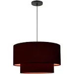 Sentosa 3 Light 20 inch Black Pendant Ceiling Light