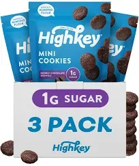 Highkey Snacks Keto Low Carb Food Chocolate Brownie Cookie Bites