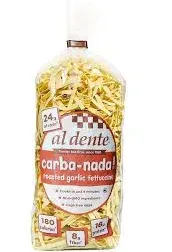 Al Dente Pasta Carba-Nada Roasted Garlic Fettucine, 10 oz - Palatize Pack of 2