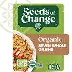 Seeds of Change Certified Organic Seven Whole Grains Rice, Organic Food, 8.5 oz Pouch (Pack of 6)