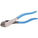 Channellock 338 8&#034; Diagonal Cutting Cutter Blue Grip Pliers USA OWNER MARKS