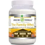 Amazing Formulas The Family Whey Protein Isolate Banana Flavor 2 lbs