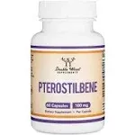 Double Wood Supplements Pterostilbene, 60 Capsules