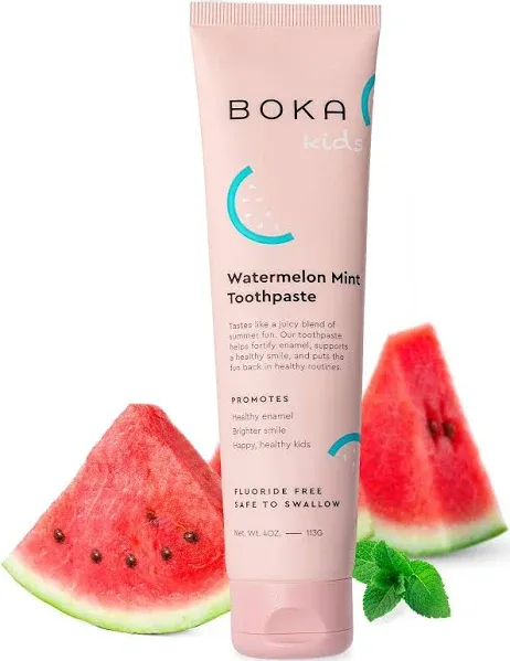 Boka Fluoride Free Toothpaste Nano Hydroxyapatite, Remineralizing, Sensitive Teeth, Whitening Dentist Recommended for