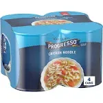 Progresso Soup, Chicken Noodle, Traditional - 4 pack, 19 oz