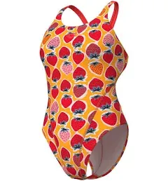 Arena Women's Strawberry Tech Back One Piece Swimsuit