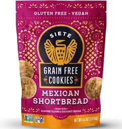 Siete Grain Free Cookies Mexican Shortbread