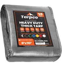 Tarpco Safety Extra Heavy Duty White 14 Mil Tarp.