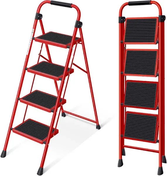 KINGRACK Folding Step Ladder