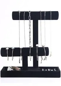 Coward 2 Tier Necklace Bracelet Holder Organizer