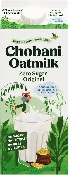 Chobani Oat Zero Sugar