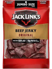 Jack Links Original Beef Jerky, 2.85 Ounce -- 8 per case.