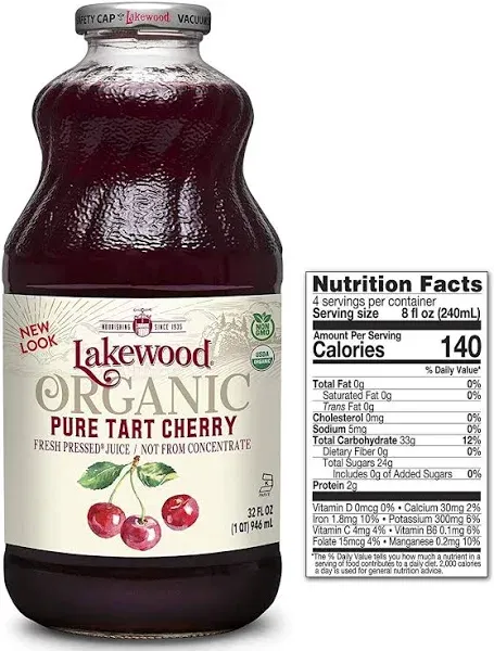 Lakewood Organic Juice Cherry Tart Pure