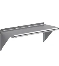 12" x 30" Stainless Steel Wall Shelf