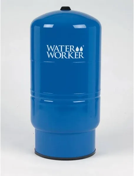 WaterWorker HT-30B Vertical Pressure Well Tank, 30-gallon tank with 26-gallon...