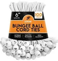 Xpose Safety Heavy Duty White Stretch Rope Ball Cords