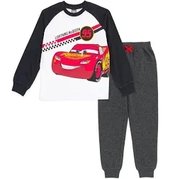 Infant Disney Cars Lightning McQueen T-Shirt and Jogger French Terry Pants to Big Kid