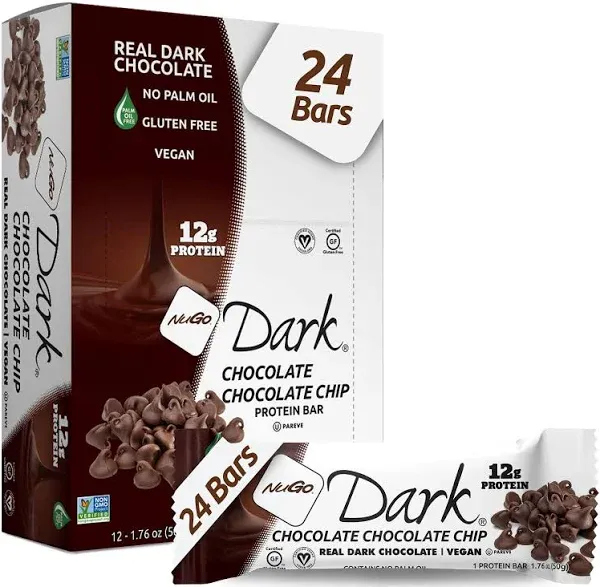 Nugo Dark Chocolate Chocolate Chip Vegan Protein