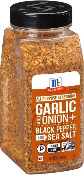 Mccormick Garlic and Onion Black Pepper and Sea Salt All Purpose Seasoning