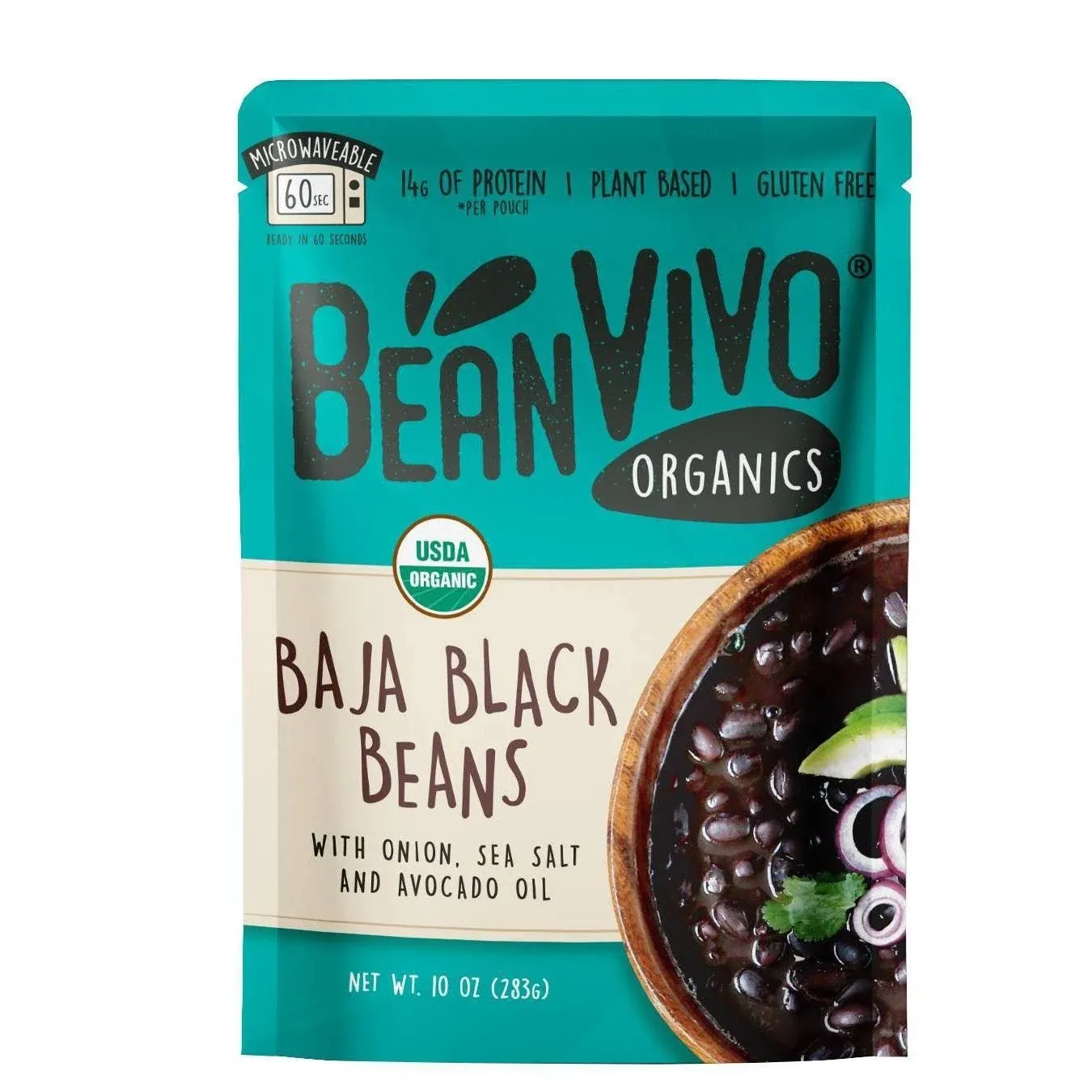 Beanvivo Organics Baja Black Beans - 10 oz