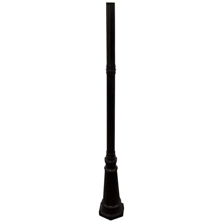 Imperial 79" High Black Outdoor Post Light Pole