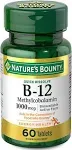 Nature's Bounty Methylcobalamin B 12 1000 Mcg Quick Dissolve Tablets (1.6 oz)