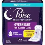 Poise Fresh Protection™ Overnight Pads 22/PACK