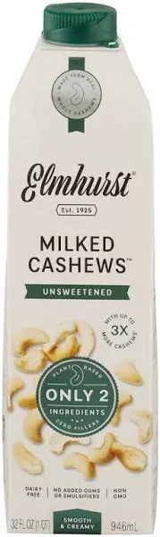 Elmhurst Unsweetened Cashew Milk