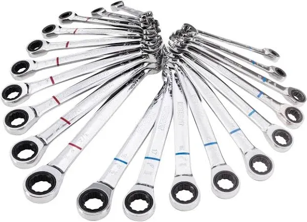 Kobalt 20-Piece Set Standard (SAE) and Metric Ratchet Wrench