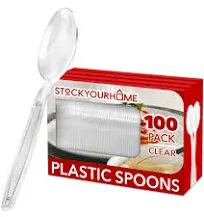 Stock Your Home Disposable Spoons