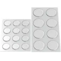 GorillaGrit Round Clear Adhesive Bumpers