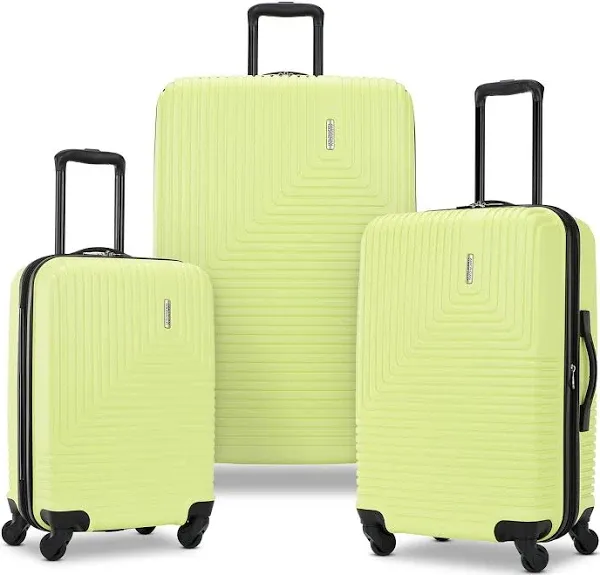 American Tourister Groove 3-Piece Spinner Set - White