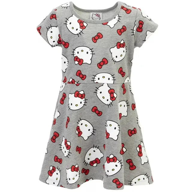 Hello Kitty Big Girls French Terry Skater Dress