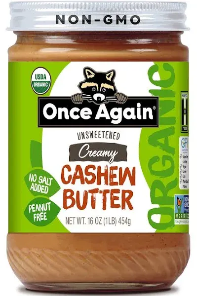 Once Again Organic Cashew Butter