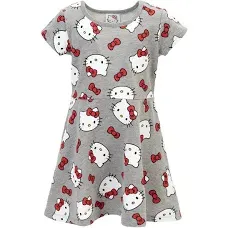 Hello Kitty Girls' French Terry Skater Dress