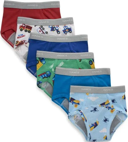 Hanes Toddler Boys' 6-Pack Potty Trainer Briefs