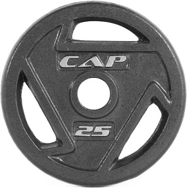 CAP Barbell Black Olympic Grip Plate Set