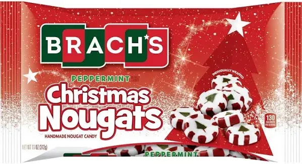 Brach's Christmas Nougats Peppermint