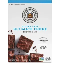 King Arthur Baking Co. Gluten Free Ultimate Fudge Brownie Mix 17 oz Box