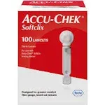 Accu Chek Softclix Lancets - 100 lancets