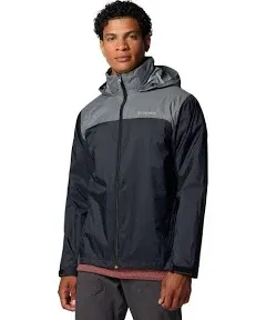 Columbia Glennaker Lake II Rain Jacket - Men's Black, City Grey S