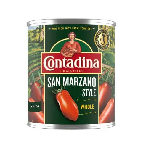 Contadina Canned San Marzano Style Whole Tomato Sauce, 28 Ounce