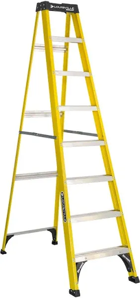 Louisville Fiberglass Step Ladder 8 ft FS4008