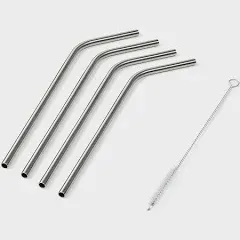 Nutribullet 4-Pack Metal Straws